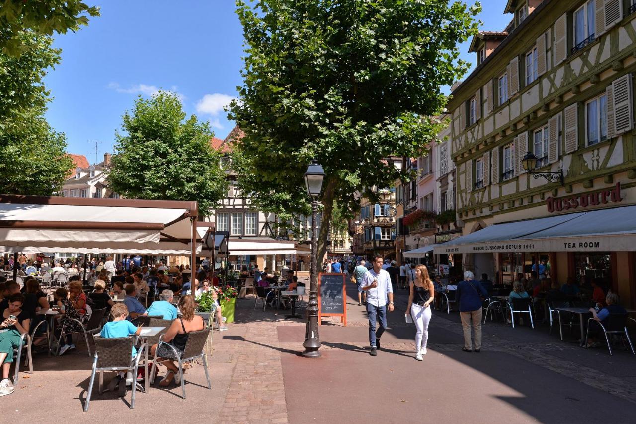 Suite Le Splendide Du Centre Historique Avec Climatisation Colmar Buitenkant foto